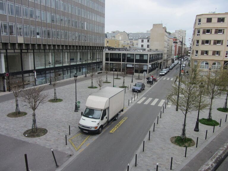 place de l'Argonne - Ligne de petite ceinture de Paris