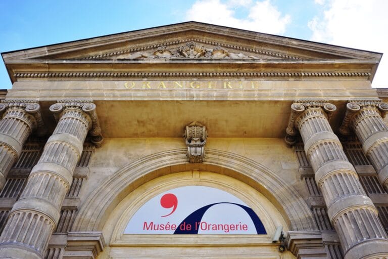 Façade du musée de l’Orangerie à Paris.