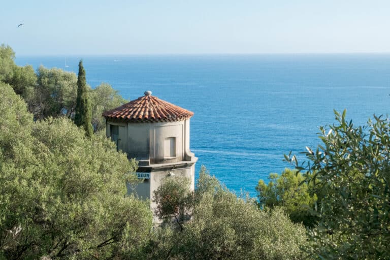 Jardin Albert 1er - Ascenseur du Château