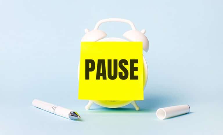 pause pendant ses vacances