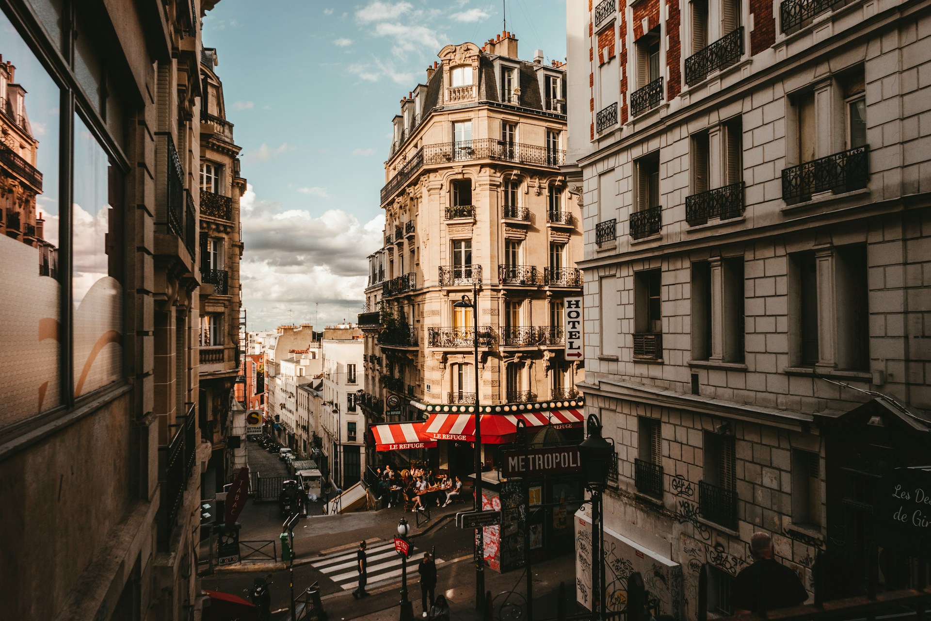 Appartement Airbnb dans un quartier central de Paris.