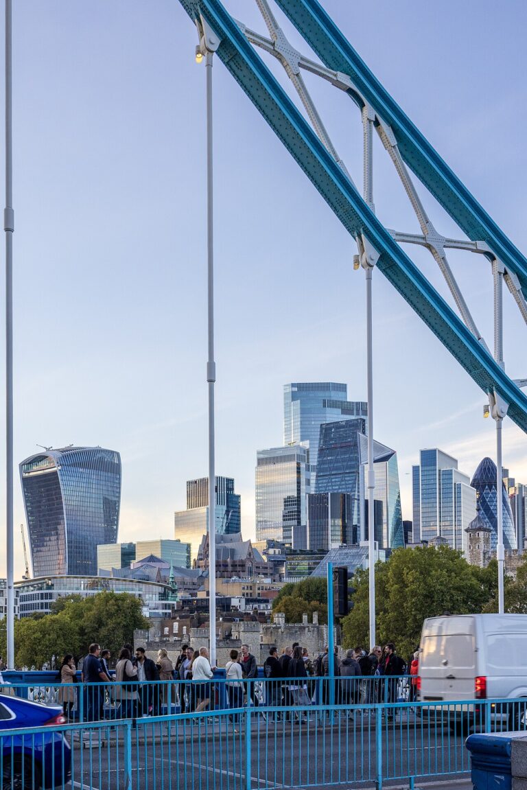 Skyline de Londres vue depuis Tower Bridge.